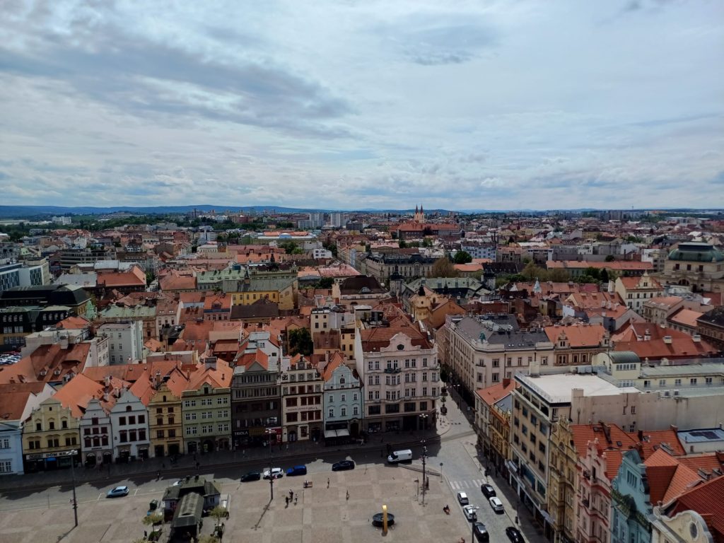 výhled na město Plzeň