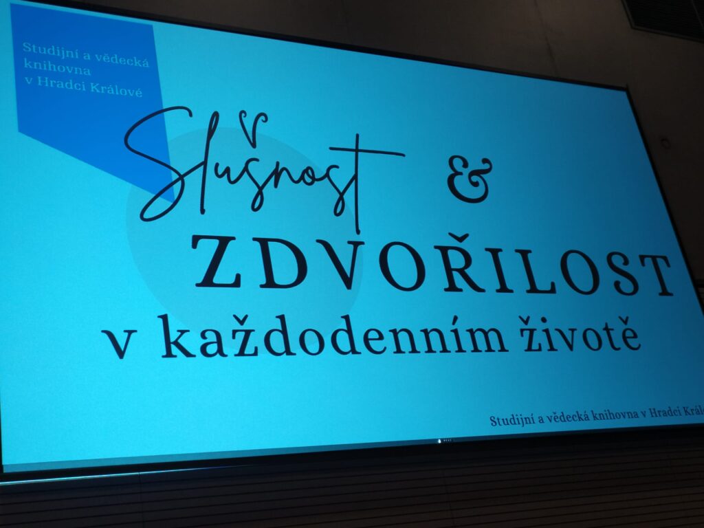 úvodní slajd prezentace Slušnost a zdvořilost v každodenním životě